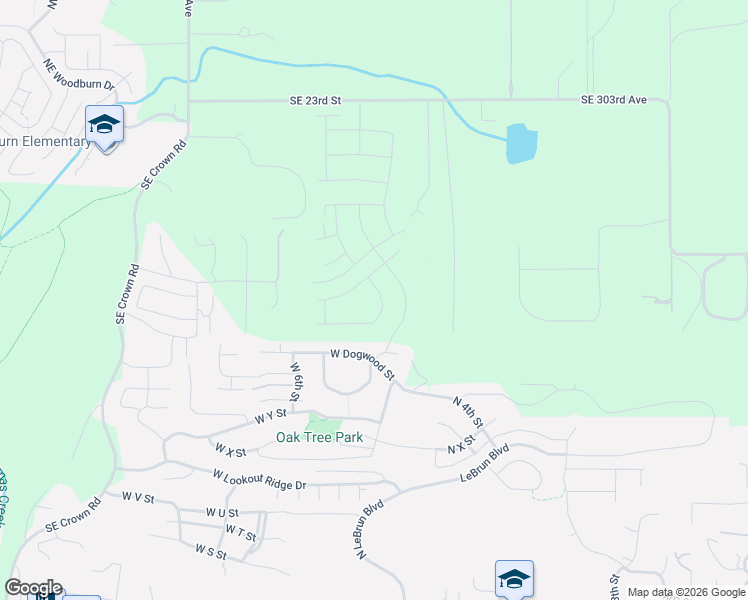 map of restaurants, bars, coffee shops, grocery stores, and more near 386 West Fir Loop in Washougal
