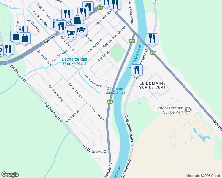 5420 Rue Frontenac, SaintHyacinthe QC Walk Score