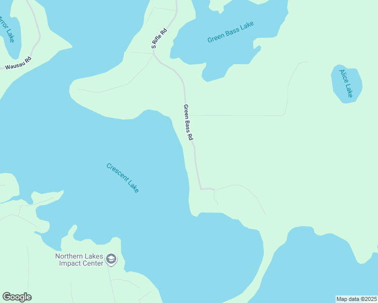 map of restaurants, bars, coffee shops, grocery stores, and more near 2829 Green Bass Road in Rhinelander