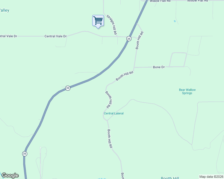 map of restaurants, bars, coffee shops, grocery stores, and more near 4226-4498 Booth Hill Road in Hood River