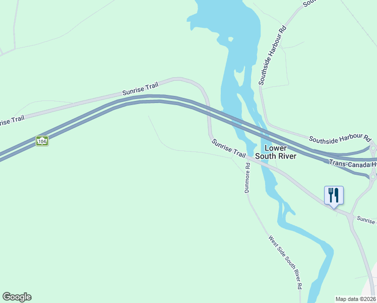 map of restaurants, bars, coffee shops, grocery stores, and more near 1 Lower South River Road in Saint Andrews