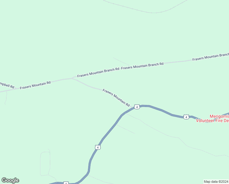 map of restaurants, bars, coffee shops, grocery stores, and more near 2119 Frasers Mountain Road in New Glasgow