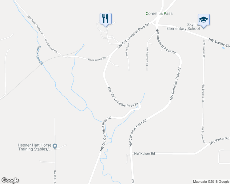 map of restaurants, bars, coffee shops, grocery stores, and more near 10940 Northwest Old Cornelius Pass Road in Portland
