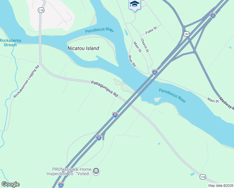 map of restaurants, bars, coffee shops, grocery stores, and more near 282 Maine 116 in Medway