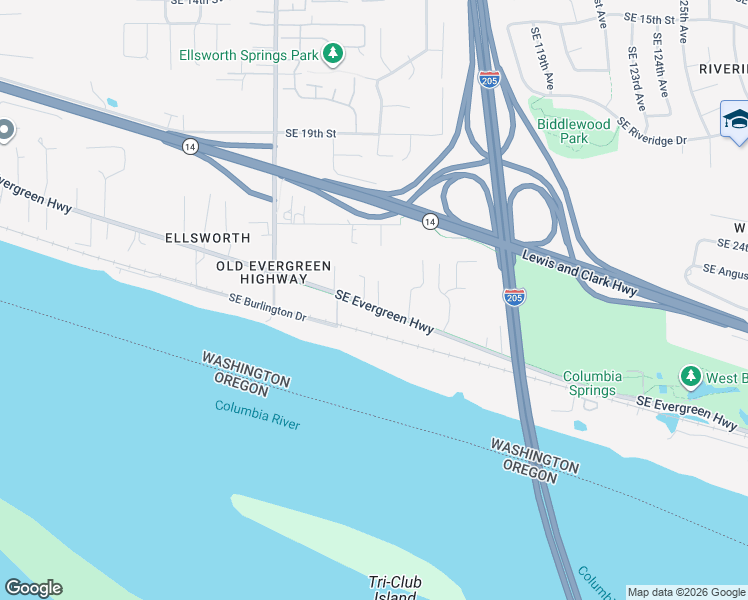 map of restaurants, bars, coffee shops, grocery stores, and more near 2518 Southeast 112th Avenue in Vancouver