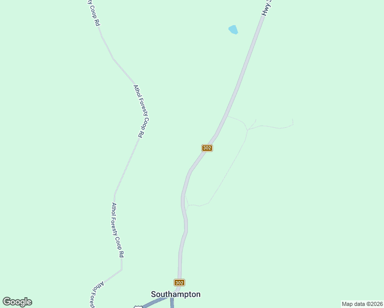 map of restaurants, bars, coffee shops, grocery stores, and more near 187 Highway 302 in Southampton
