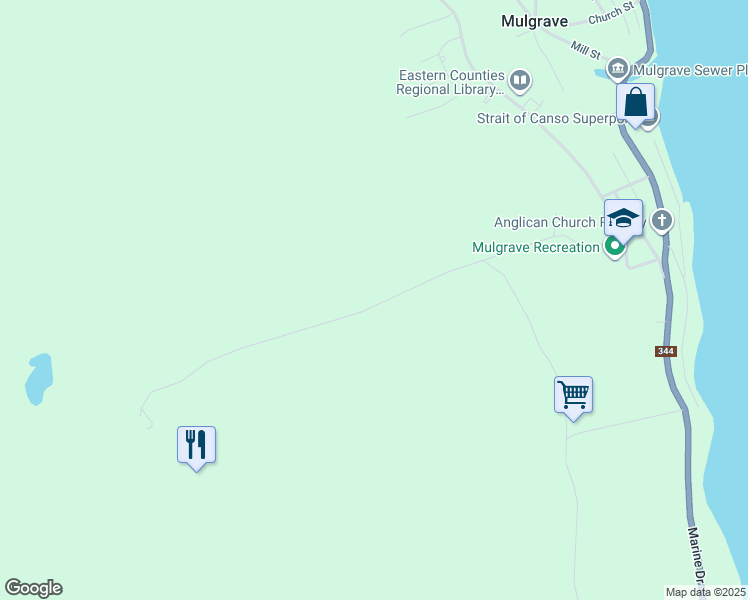 map of restaurants, bars, coffee shops, grocery stores, and more near 5 Tower Road in Mulgrave