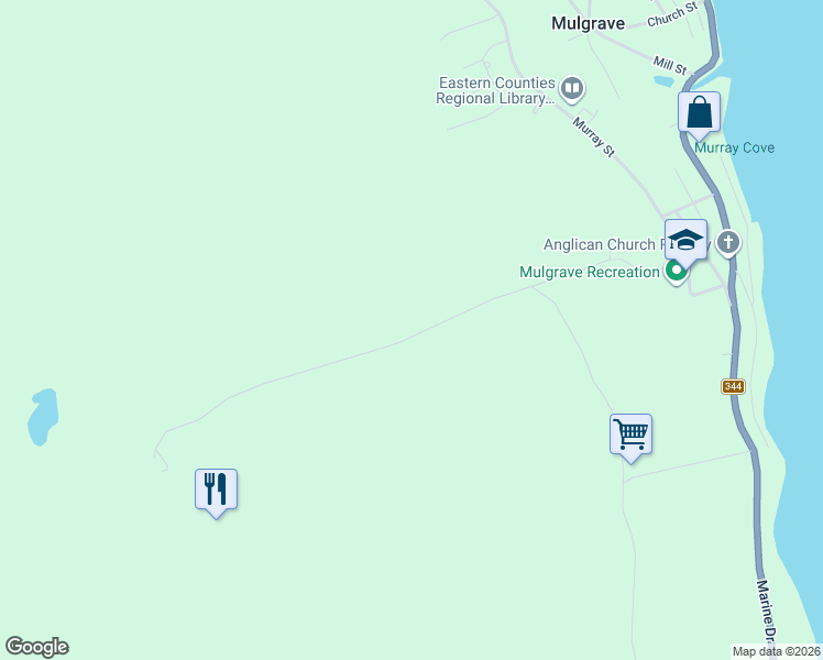 map of restaurants, bars, coffee shops, grocery stores, and more near in Mulgrave