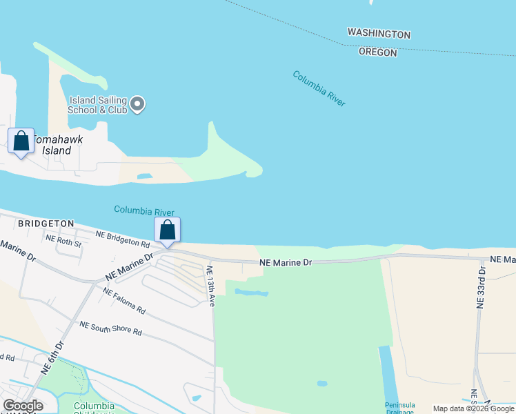 map of restaurants, bars, coffee shops, grocery stores, and more near 1241 Northeast Emerson Street in Portland