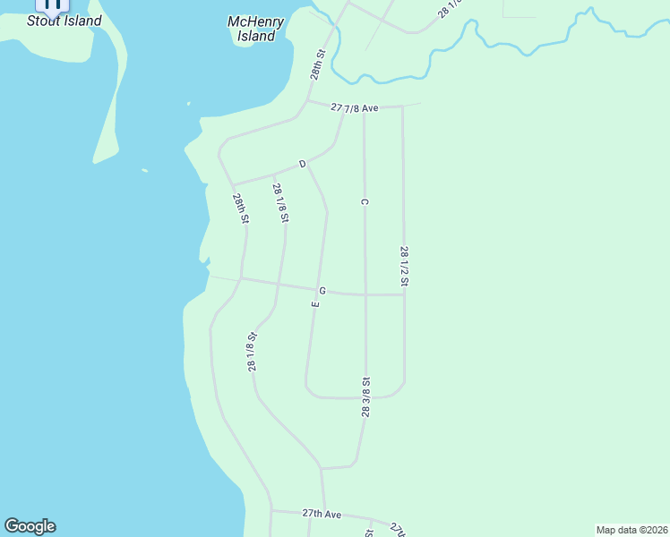 map of restaurants, bars, coffee shops, grocery stores, and more near 2755 East in Birchwood