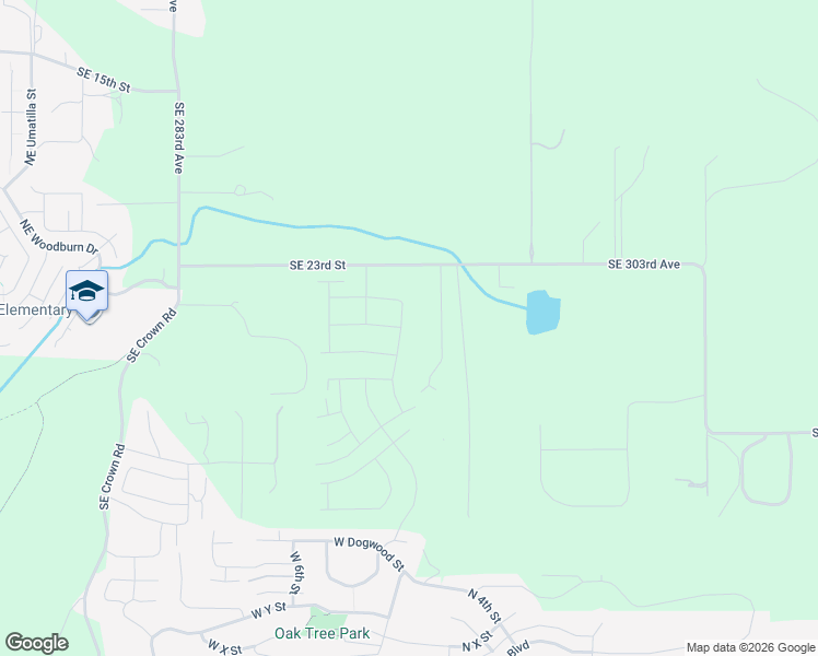 map of restaurants, bars, coffee shops, grocery stores, and more near 3800 West 2nd Street in Washougal