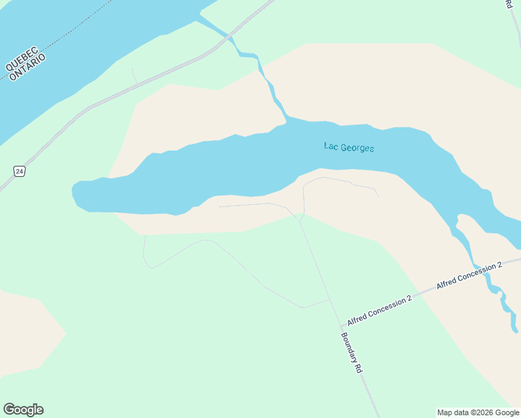 map of restaurants, bars, coffee shops, grocery stores, and more near 60 Leclair Road West in Plantagenet