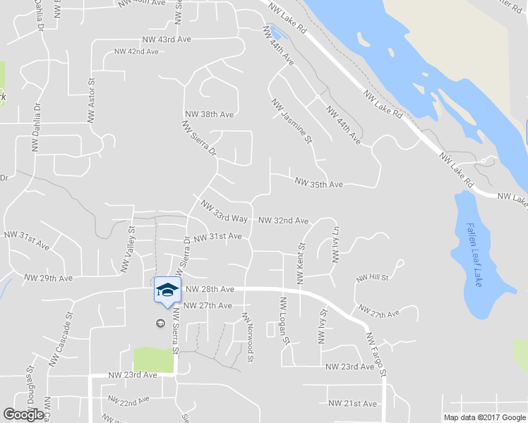 map of restaurants, bars, coffee shops, grocery stores, and more near 1417 Northwest 32nd Avenue in Camas