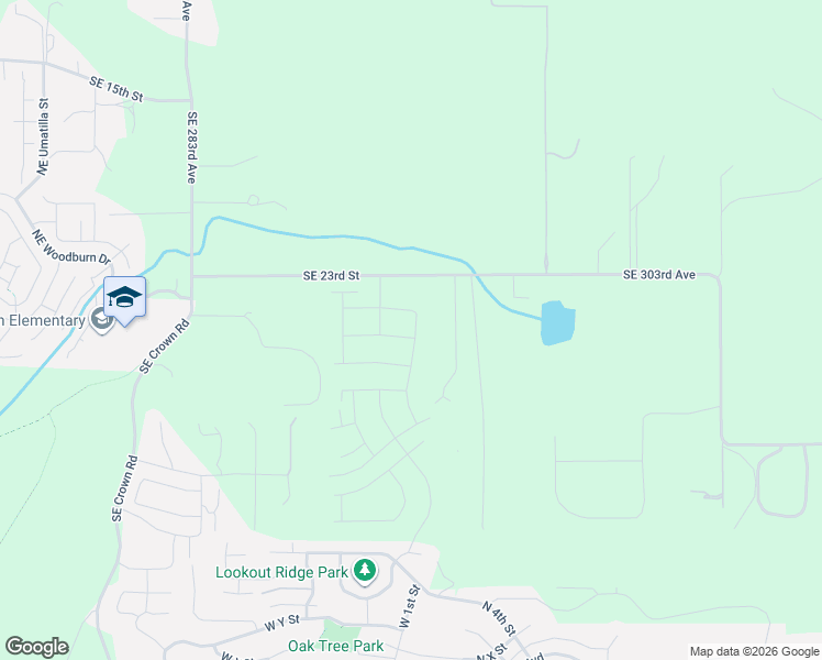 map of restaurants, bars, coffee shops, grocery stores, and more near 207 West Laurel Street in Washougal