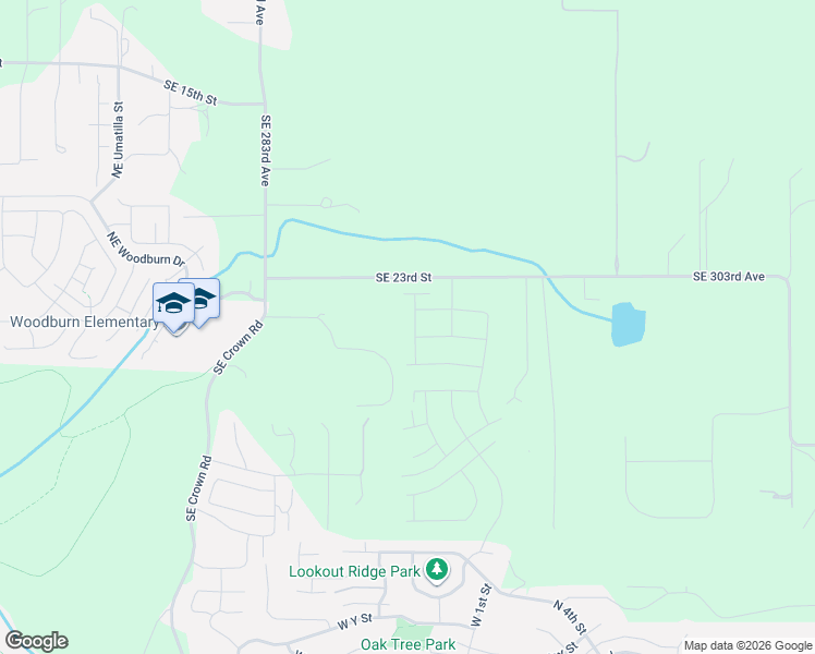 map of restaurants, bars, coffee shops, grocery stores, and more near 3881 West 4th Street in Washougal