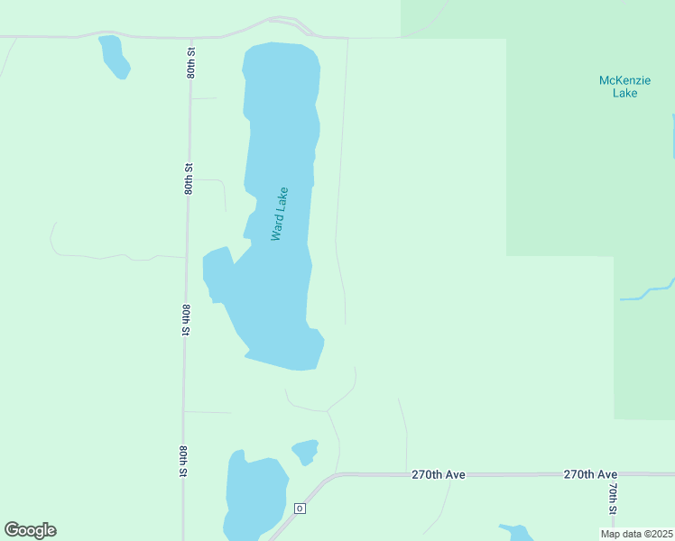 map of restaurants, bars, coffee shops, grocery stores, and more near 2741 Jenssen Road in Frederic