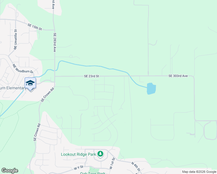 map of restaurants, bars, coffee shops, grocery stores, and more near 262 West Maple Street in Washougal