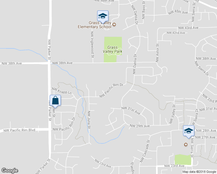 map of restaurants, bars, coffee shops, grocery stores, and more near 3123 Northwest Pacific Rim Drive in Camas