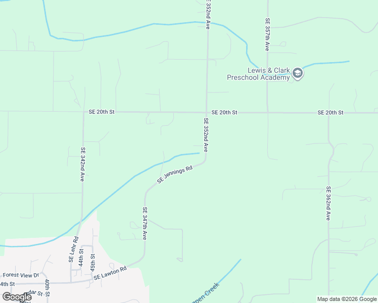 map of restaurants, bars, coffee shops, grocery stores, and more near 2210 Southeast 352nd Avenue in Washougal