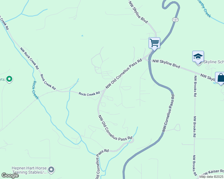 map of restaurants, bars, coffee shops, grocery stores, and more near 11355 Northwest 185th Place in Portland