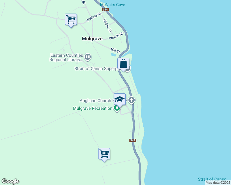 map of restaurants, bars, coffee shops, grocery stores, and more near 24 Stafford Street in Mulgrave