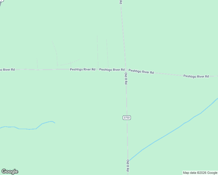 map of restaurants, bars, coffee shops, grocery stores, and more near 4515 Peshtigo River Road in Laona
