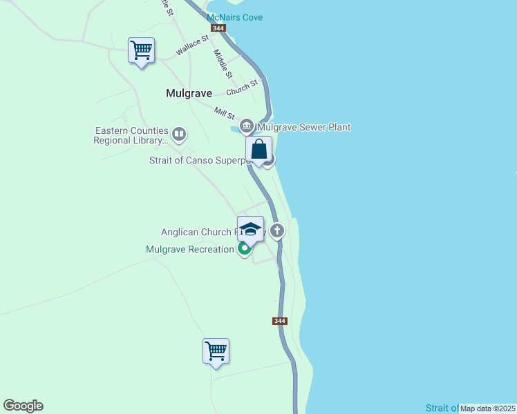 map of restaurants, bars, coffee shops, grocery stores, and more near 436 Wylde Street in Mulgrave