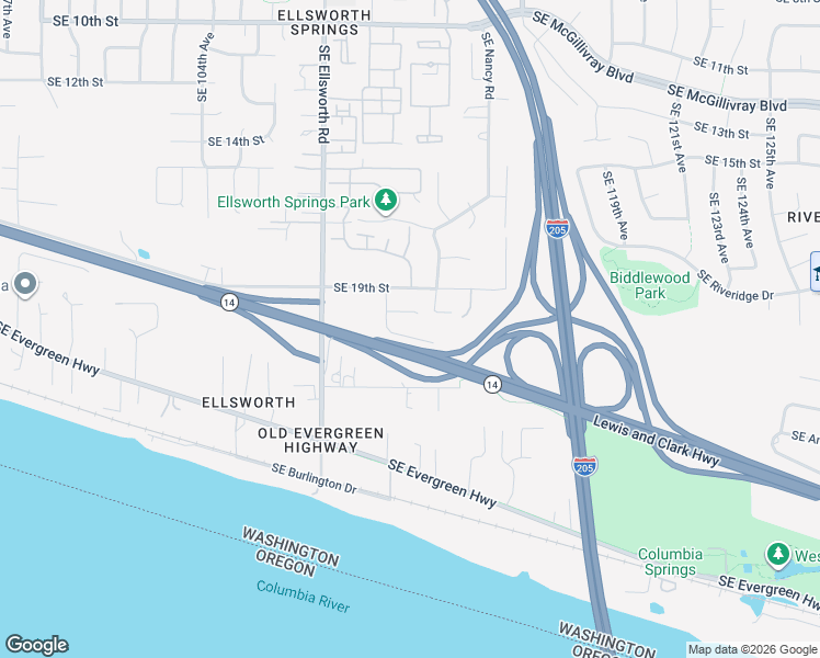 map of restaurants, bars, coffee shops, grocery stores, and more near 11116 Southeast Maxon Road in Vancouver