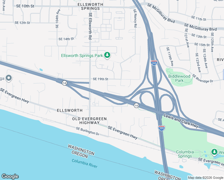map of restaurants, bars, coffee shops, grocery stores, and more near 11110 Southeast Maxon Road in Vancouver