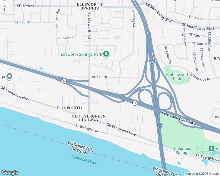 map of restaurants, bars, coffee shops, grocery stores, and more near 11108 Southeast Maxon Road in Vancouver
