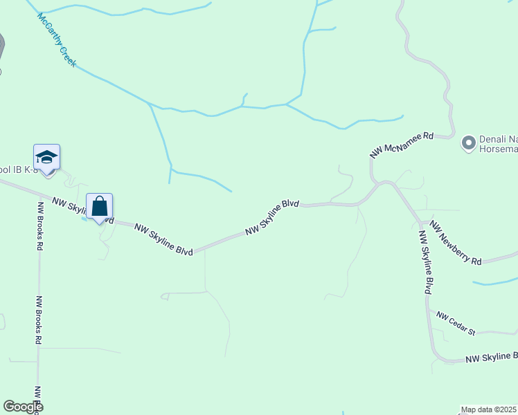 map of restaurants, bars, coffee shops, grocery stores, and more near 11350 Northwest Skyline Boulevard in Portland