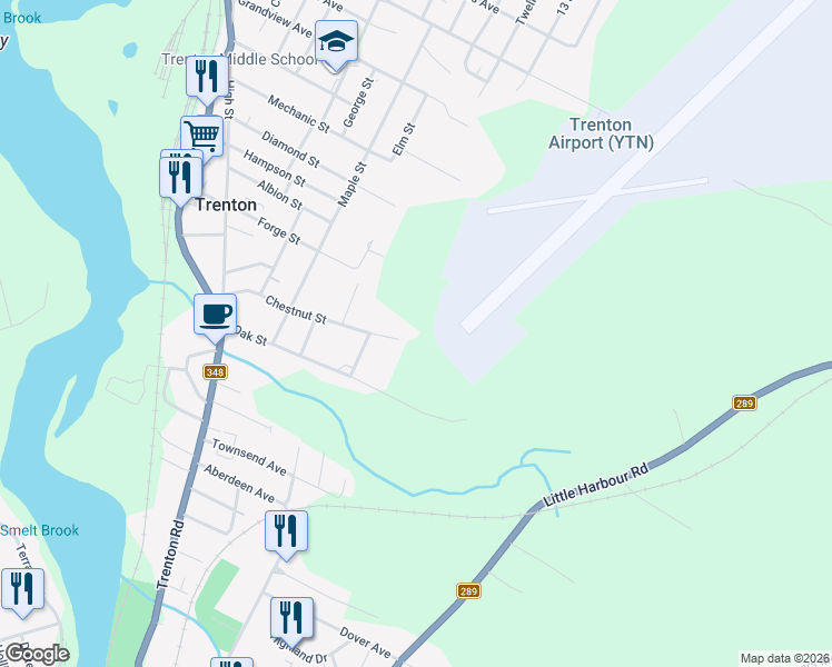 map of restaurants, bars, coffee shops, grocery stores, and more near 85 Chestnut Street in Trenton
