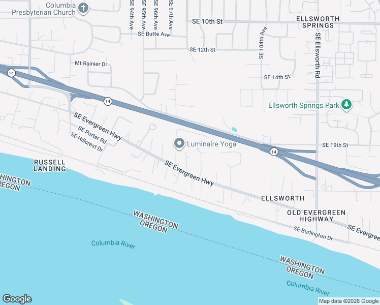map of restaurants, bars, coffee shops, grocery stores, and more near 2114 Southeast 98th Avenue in Vancouver