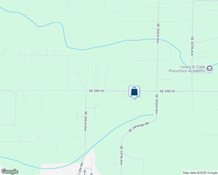 map of restaurants, bars, coffee shops, grocery stores, and more near 34412 Southeast 20th Street in Washougal