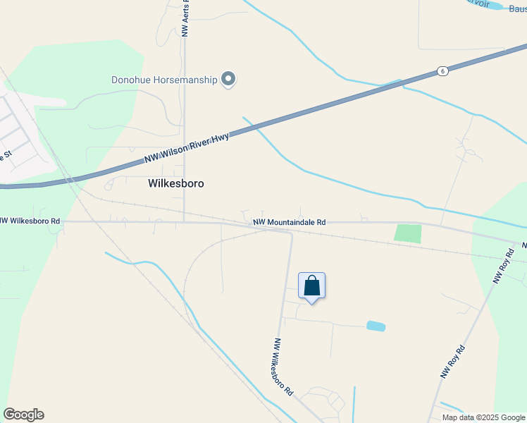 map of restaurants, bars, coffee shops, grocery stores, and more near 40121 Northwest Mountaindale Road in Banks