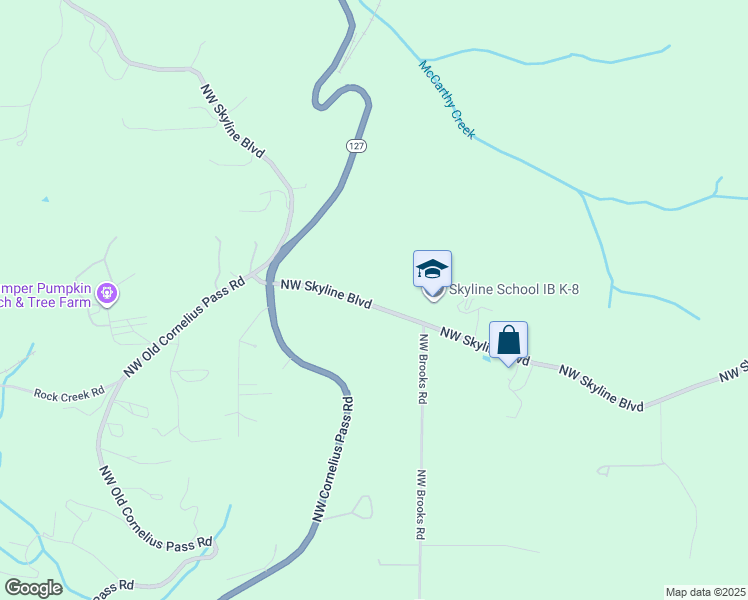 map of restaurants, bars, coffee shops, grocery stores, and more near 11630 Northwest Skyline Boulevard in Portland