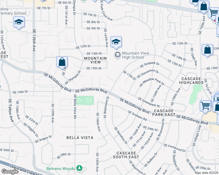 map of restaurants, bars, coffee shops, grocery stores, and more near in Vancouver