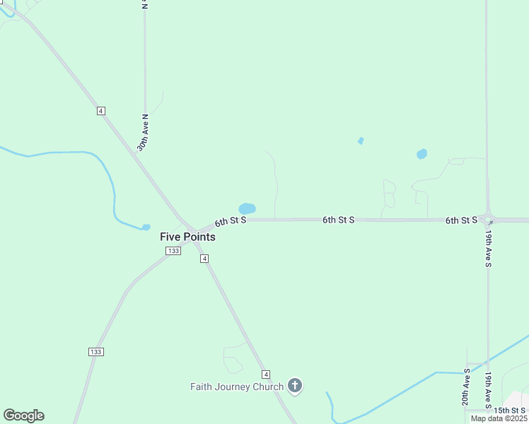 map of restaurants, bars, coffee shops, grocery stores, and more near 2593 6th Street South in Sartell