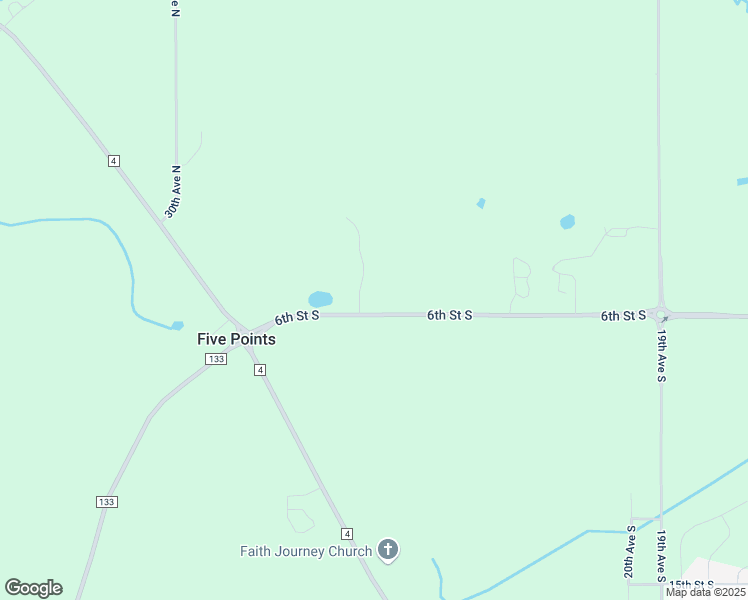 map of restaurants, bars, coffee shops, grocery stores, and more near 2593 6th Street South in Sartell