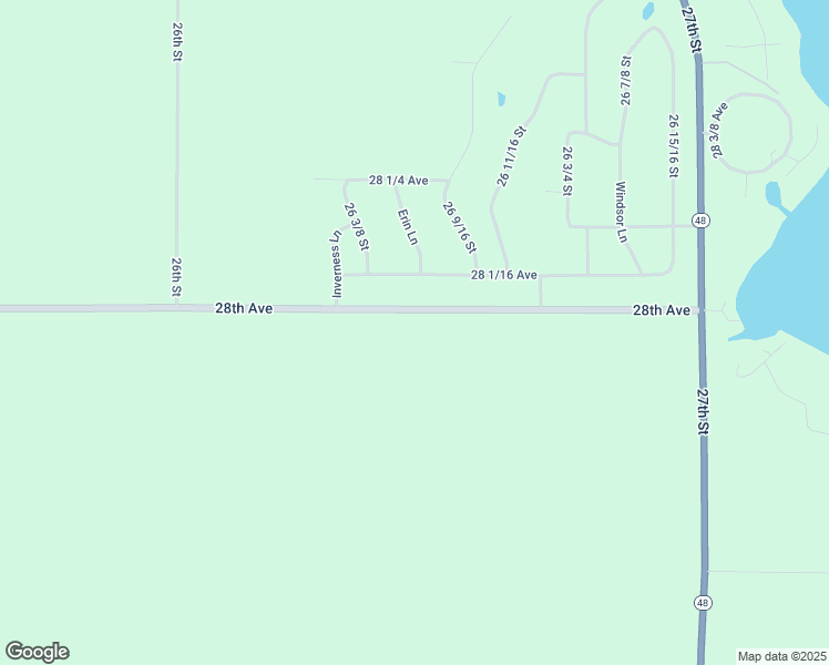 map of restaurants, bars, coffee shops, grocery stores, and more near 2643 28th Avenue in Birchwood