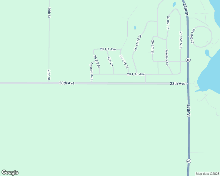 map of restaurants, bars, coffee shops, grocery stores, and more near 2643 28th Avenue in Birchwood