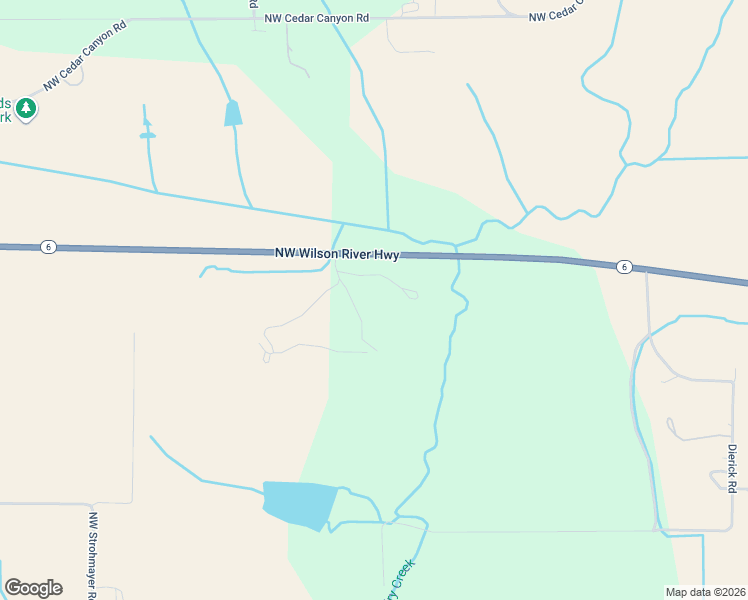 map of restaurants, bars, coffee shops, grocery stores, and more near 12470 Northwest Hartmann Drive in Forest Grove