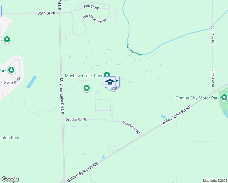 map of restaurants, bars, coffee shops, grocery stores, and more near 1833 Osauka Road Northeast in Sauk Rapids