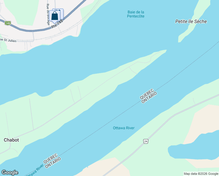 map of restaurants, bars, coffee shops, grocery stores, and more near 1921 Chemin de la Grande Presqu'île in Plaisance