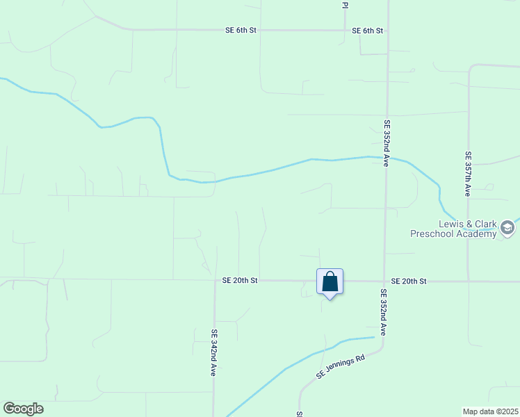 map of restaurants, bars, coffee shops, grocery stores, and more near 1605 Southeast 344th Avenue in Washougal