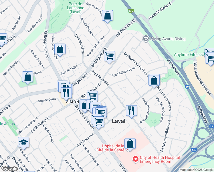 1926 Montée Laval QC Walk Score