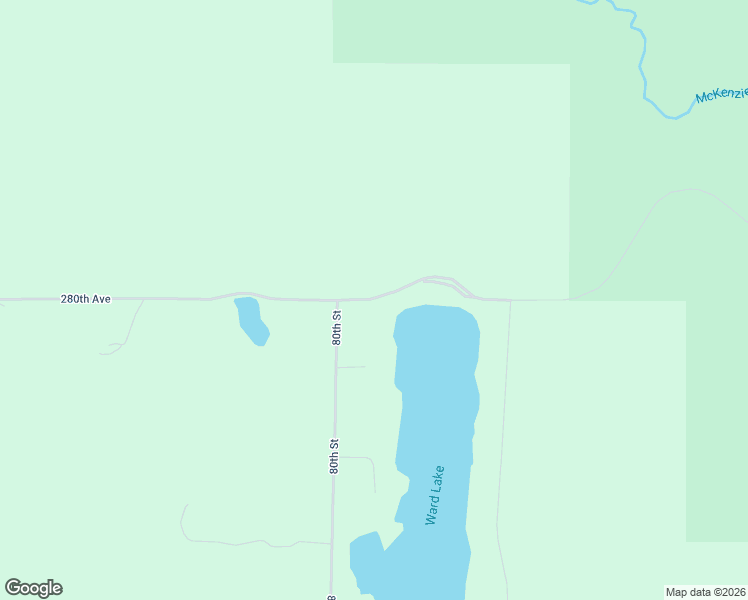 map of restaurants, bars, coffee shops, grocery stores, and more near 790 280th Avenue in Frederic