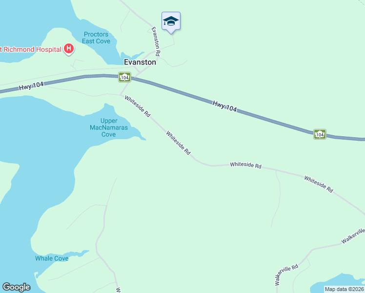 map of restaurants, bars, coffee shops, grocery stores, and more near 1239 Whiteside Road in Cleveland