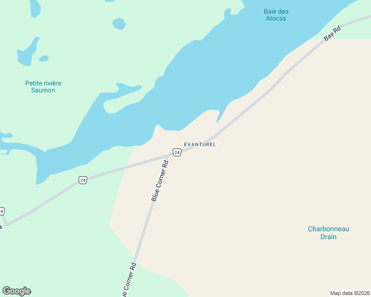 map of restaurants, bars, coffee shops, grocery stores, and more near 3020 Bay Road in Champlain