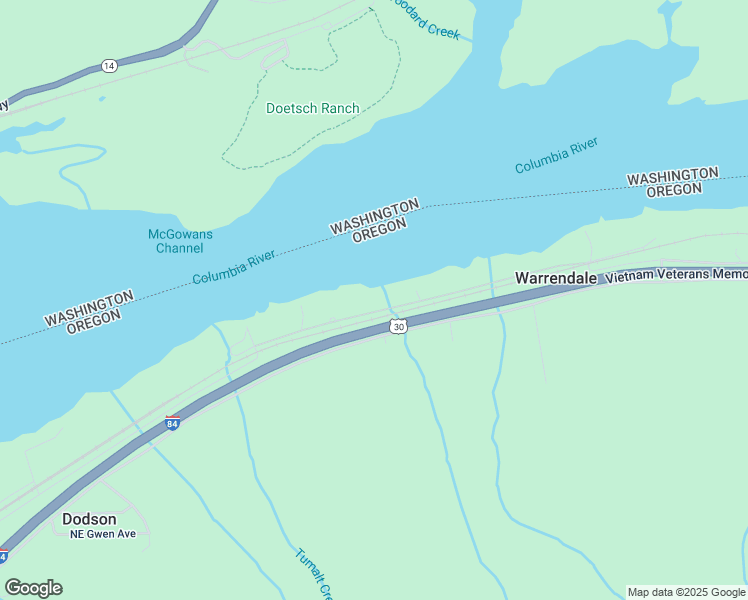 map of restaurants, bars, coffee shops, grocery stores, and more near 62123 Northeast Tumalt Road in Cascade Locks